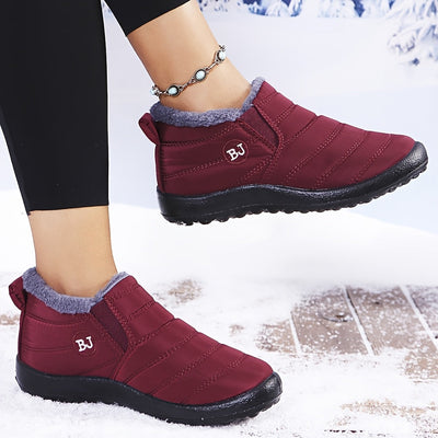 Victoria - Warm Winter Slip-On Boots