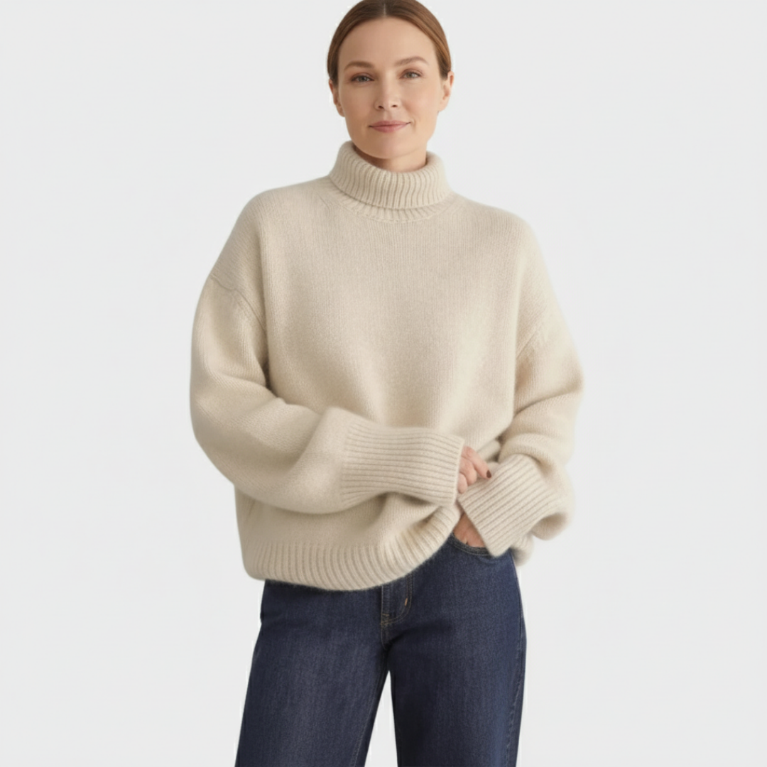 Eliza – cashmere polo with extra softness
