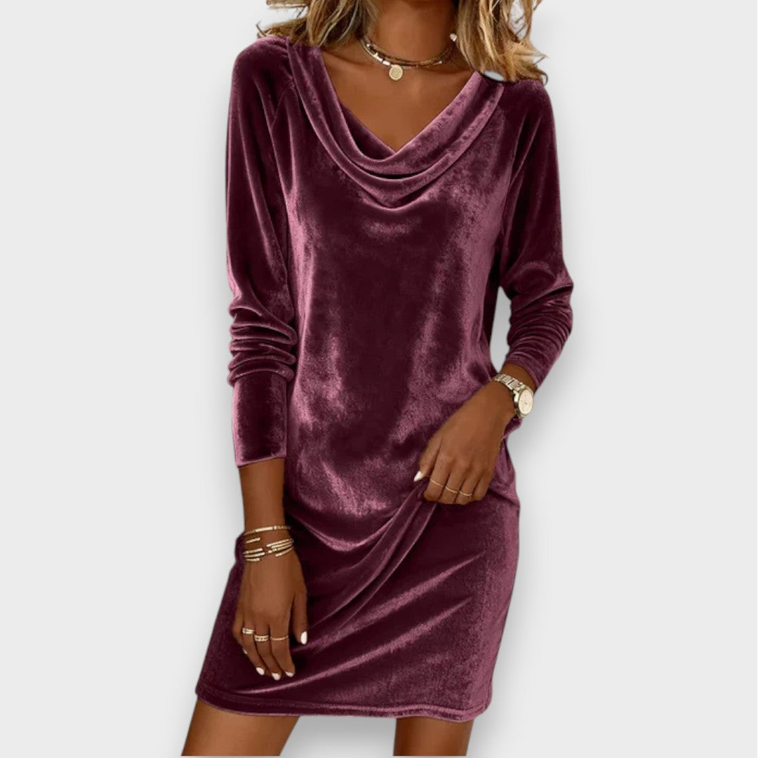 Scarlett - Loose velvet dress