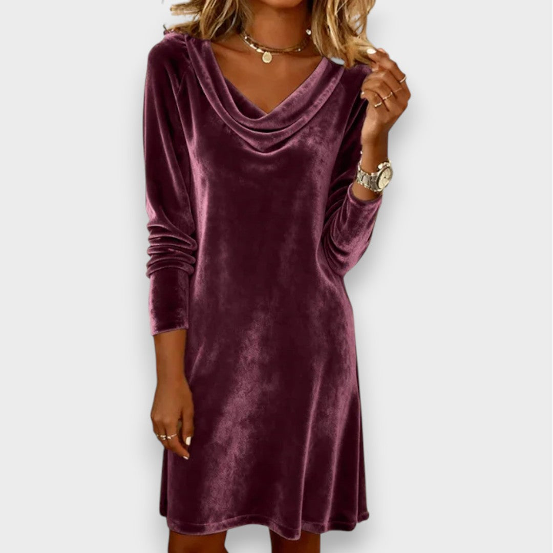 Scarlett - Loose velvet dress