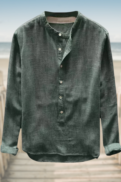 TRAVIS – RELAXED FIT BREATHABLE LINEN TOP