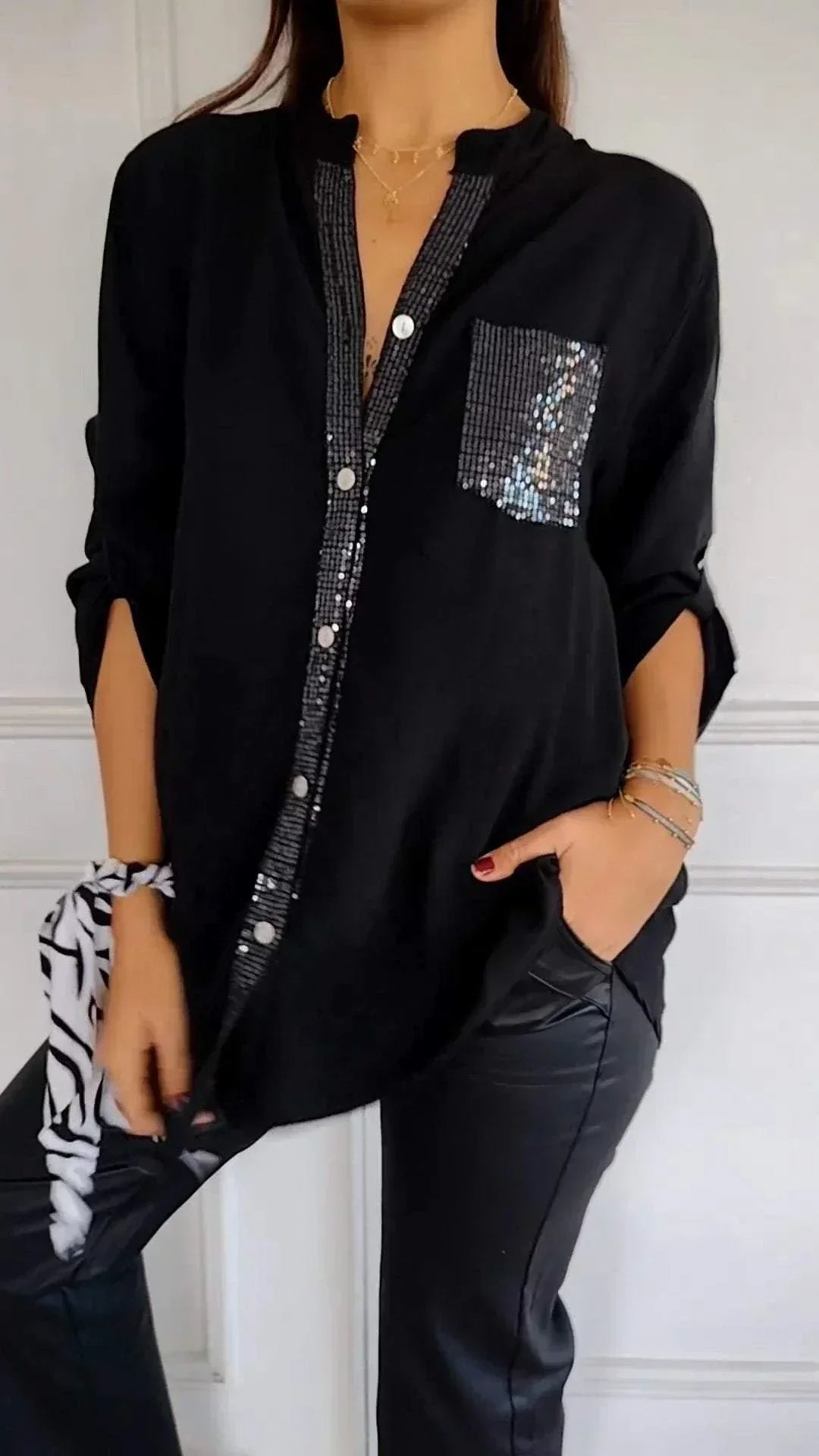 Nava - Elegant Glow Blouse