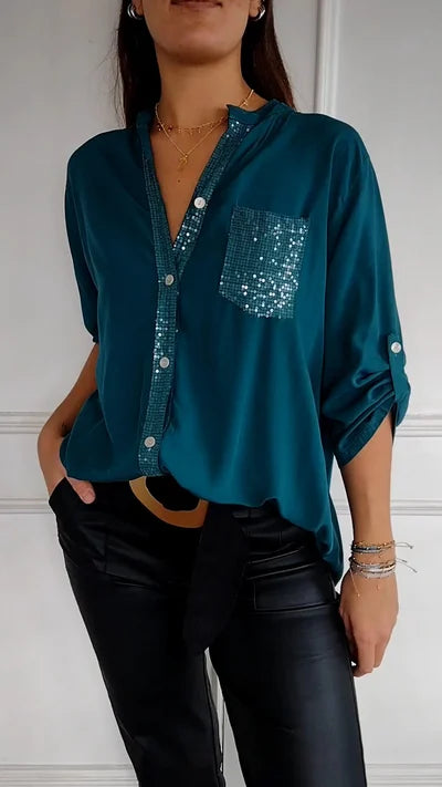 Nava - Elegant Glow Blouse