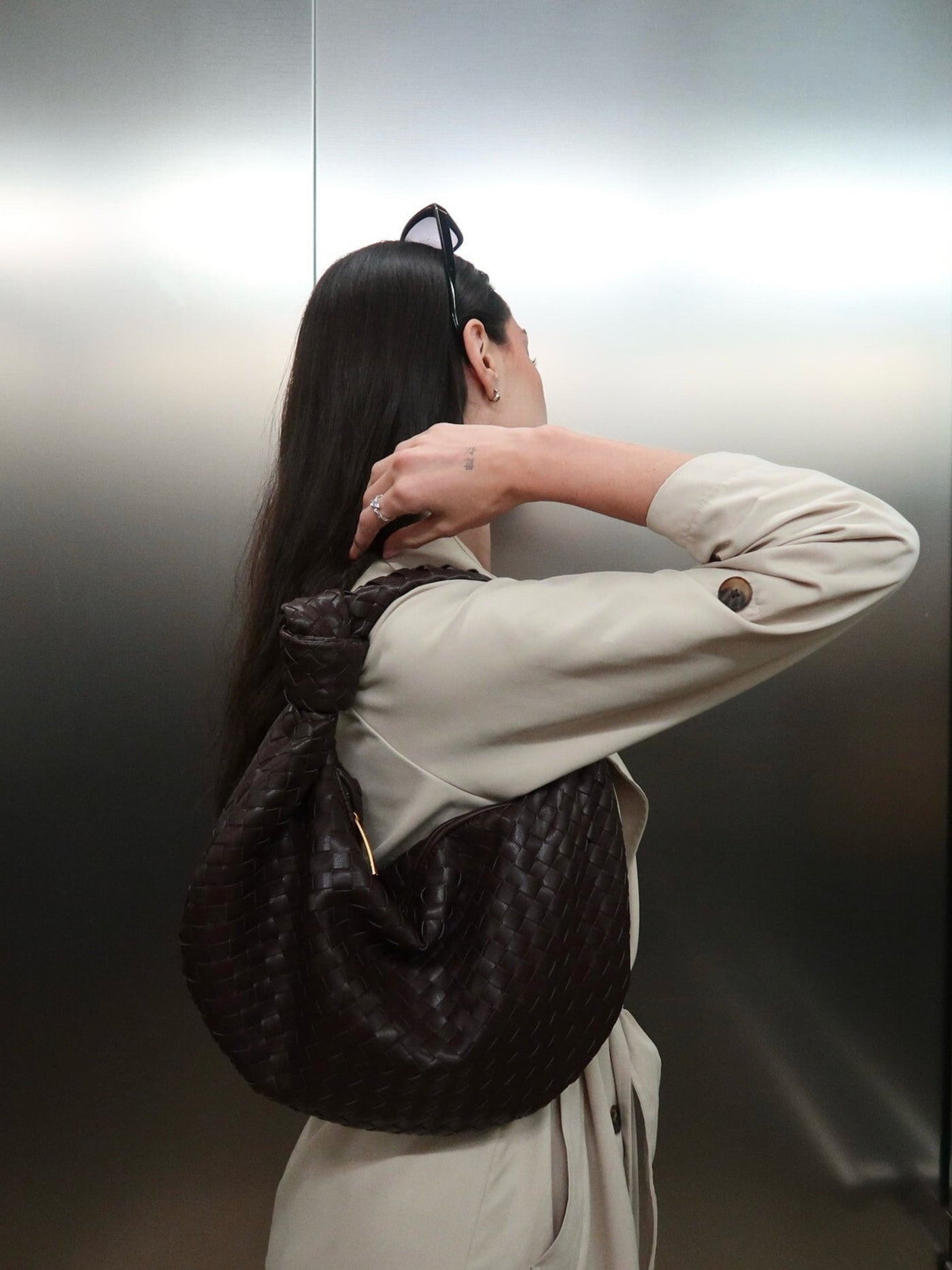 Giselle - Medium Braided Knot Shoulder Bag