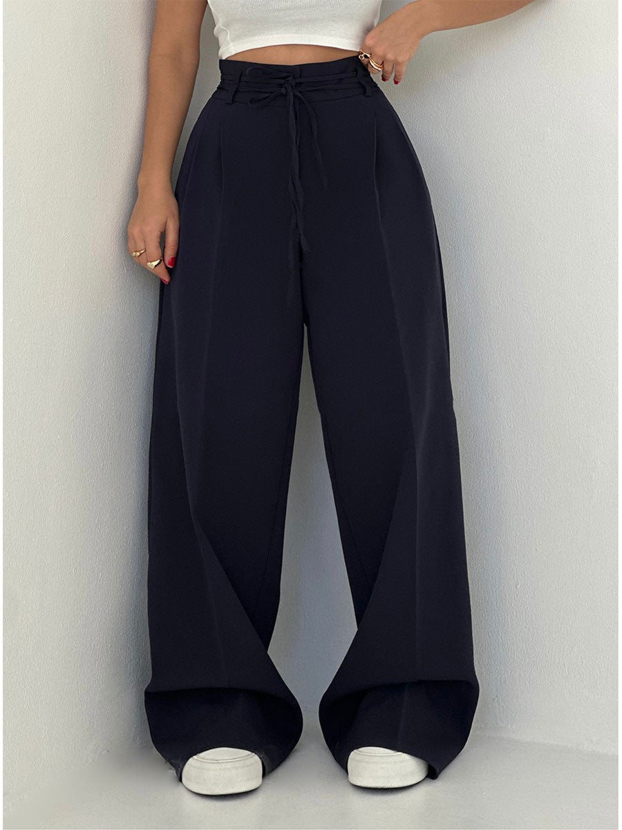 CELEST - WIDE LEG HIGH-RISE PANTS
