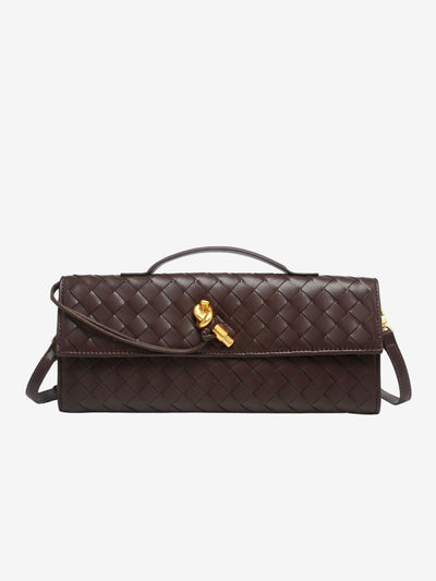 Camila - Elegant Slim Woven Clutch