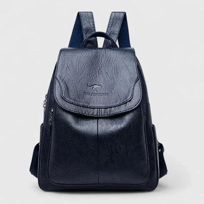 Dorthe - Stylish and Secure Leather Backpack