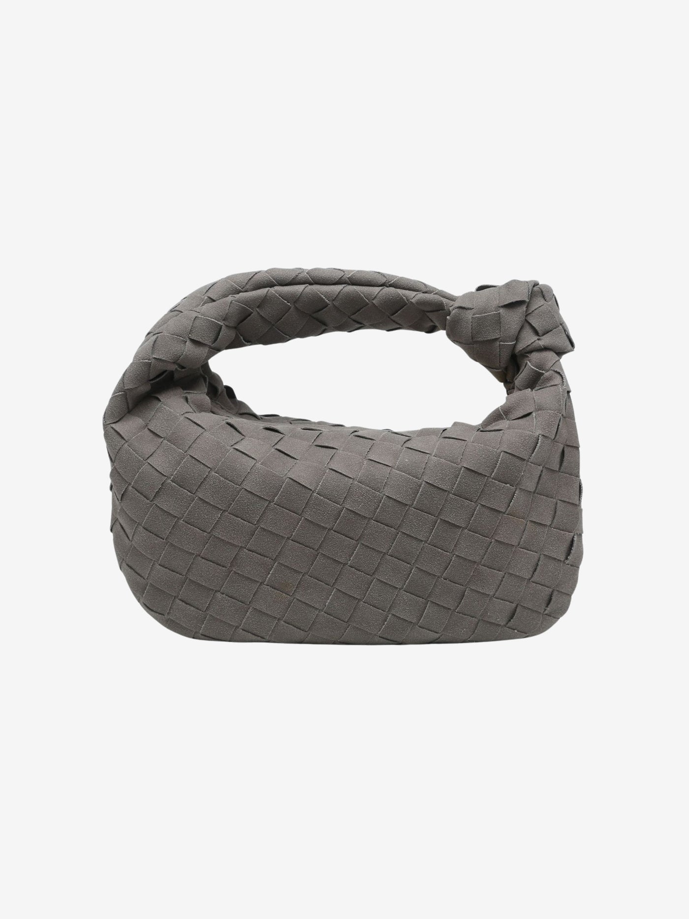 Renee - Plush Braided Mini Suede Handbag
