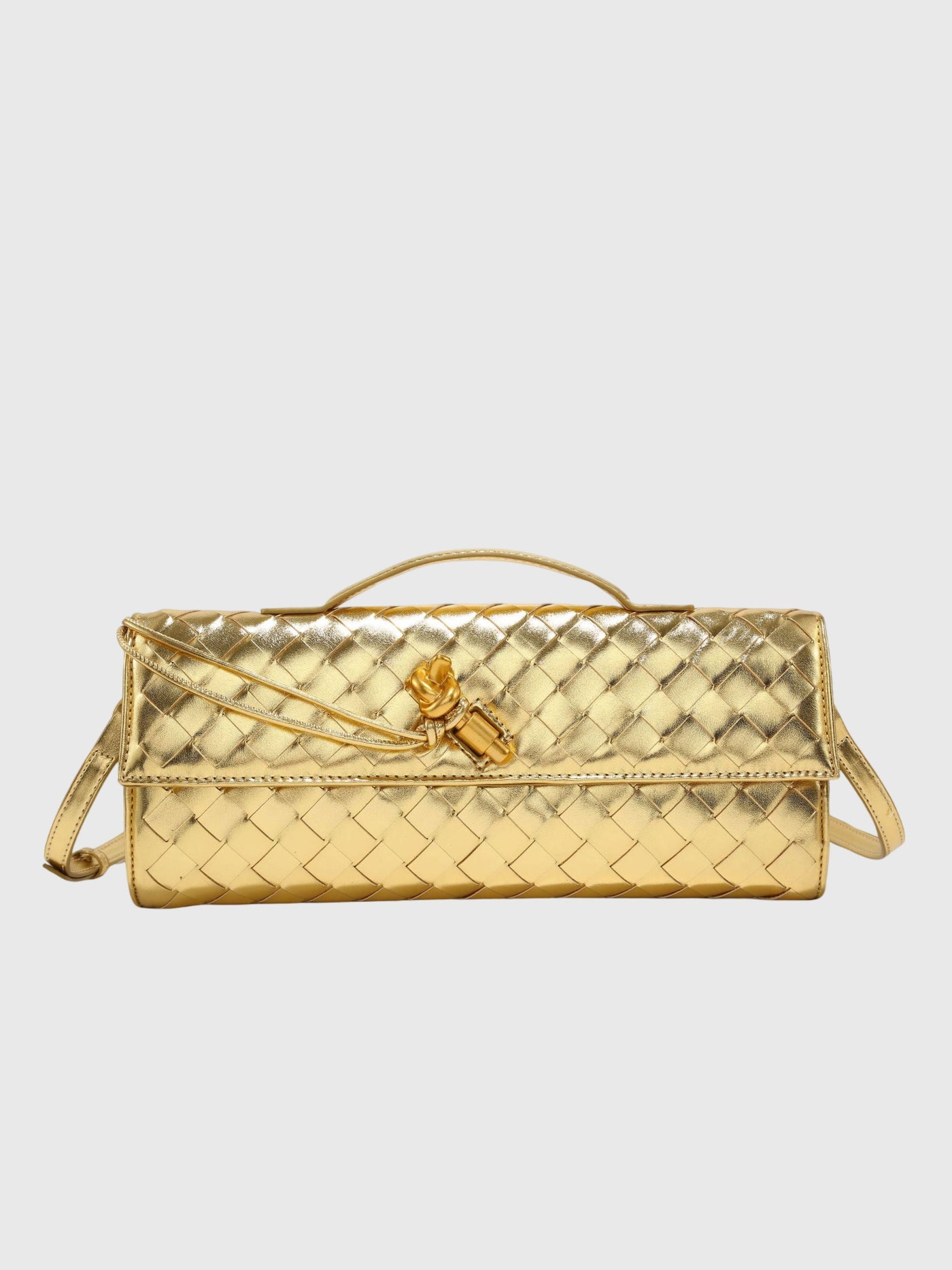 Camila - Elegant Slim Woven Clutch