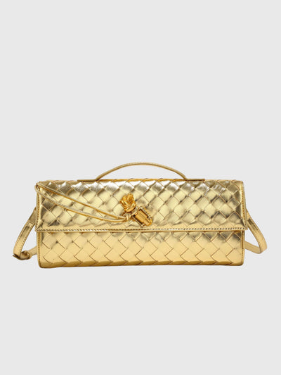 Camila - Elegant Slim Woven Clutch
