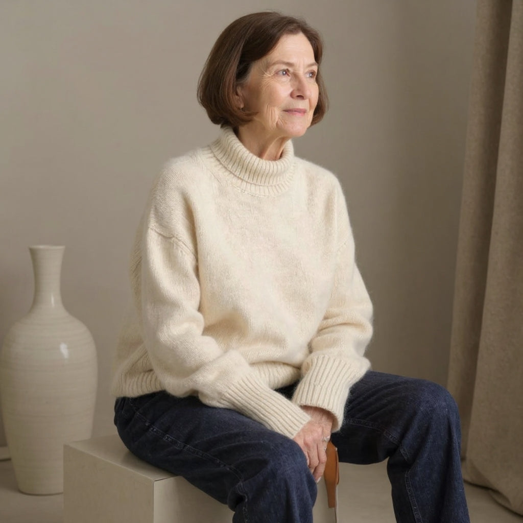 Eliza – cashmere polo with extra softness