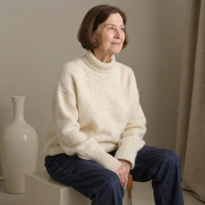 Eliza – cashmere polo with extra softness