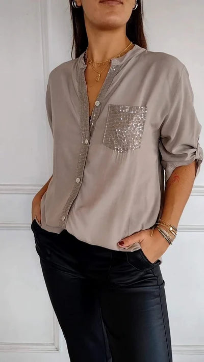 Nava - Elegant Glow Blouse