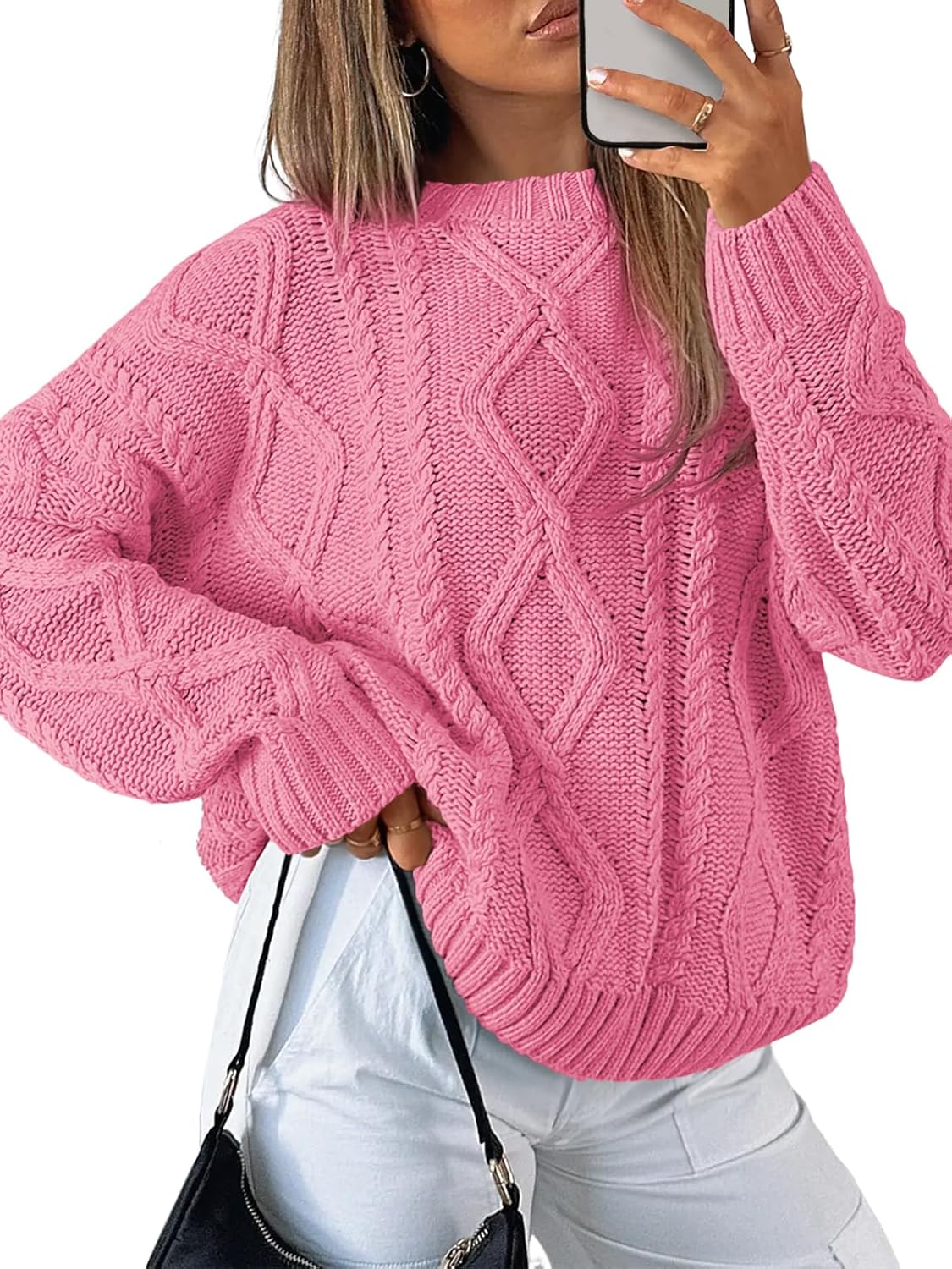 Chloe - Chunky Knit Crewneck