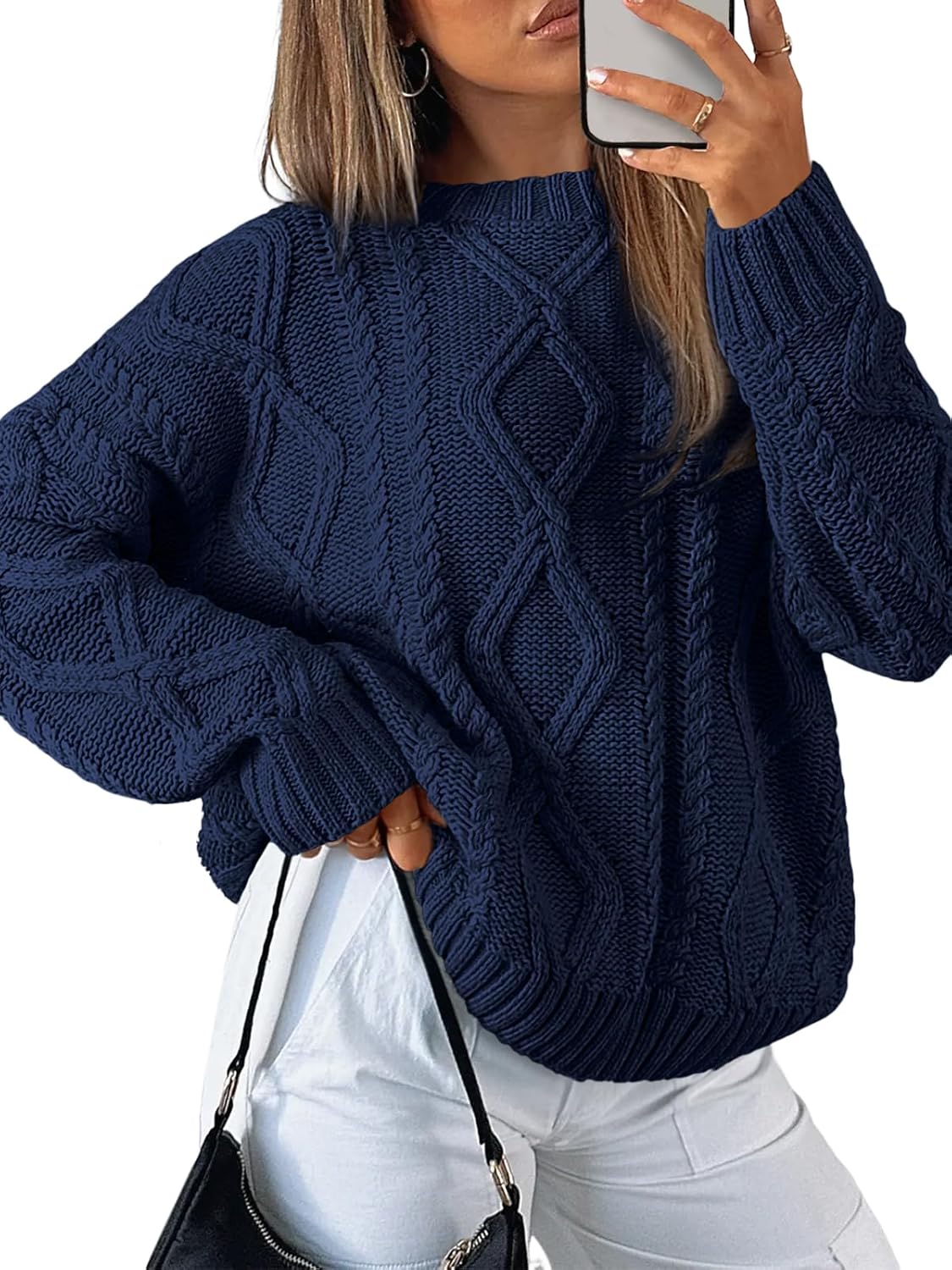 Chloe - Chunky Knit Crewneck