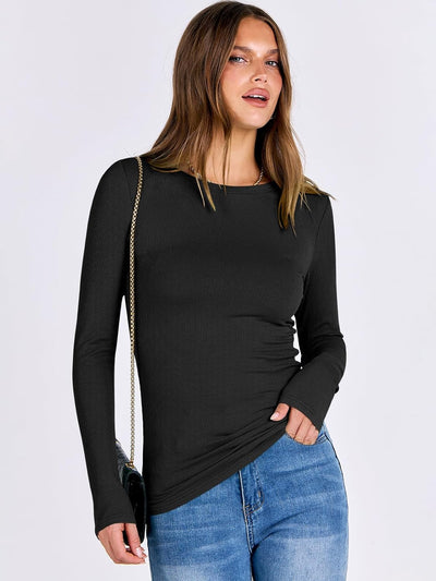 Meliora – Ribbed Long Sleeve Top