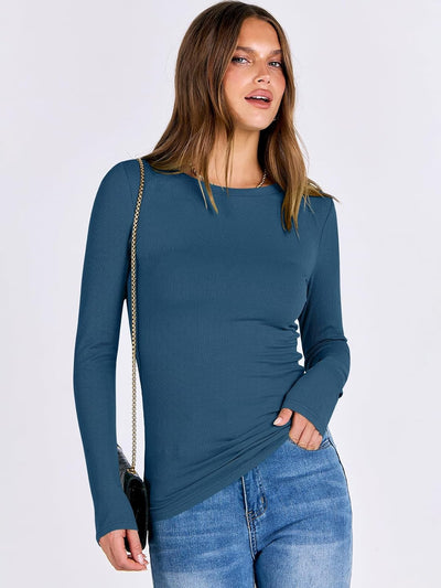 Meliora – Ribbed Long Sleeve Top