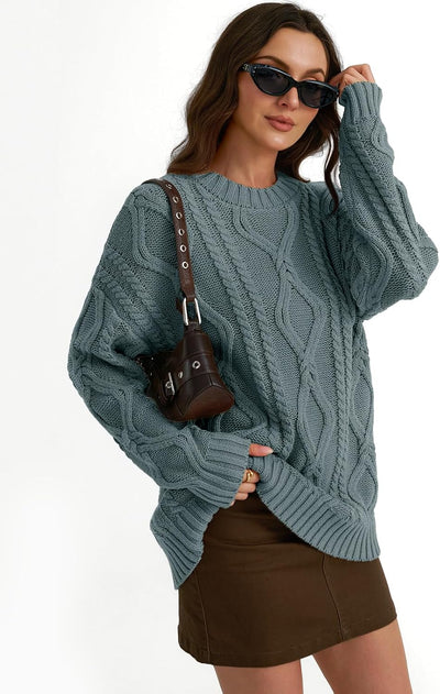 Chloe - Chunky Knit Crewneck