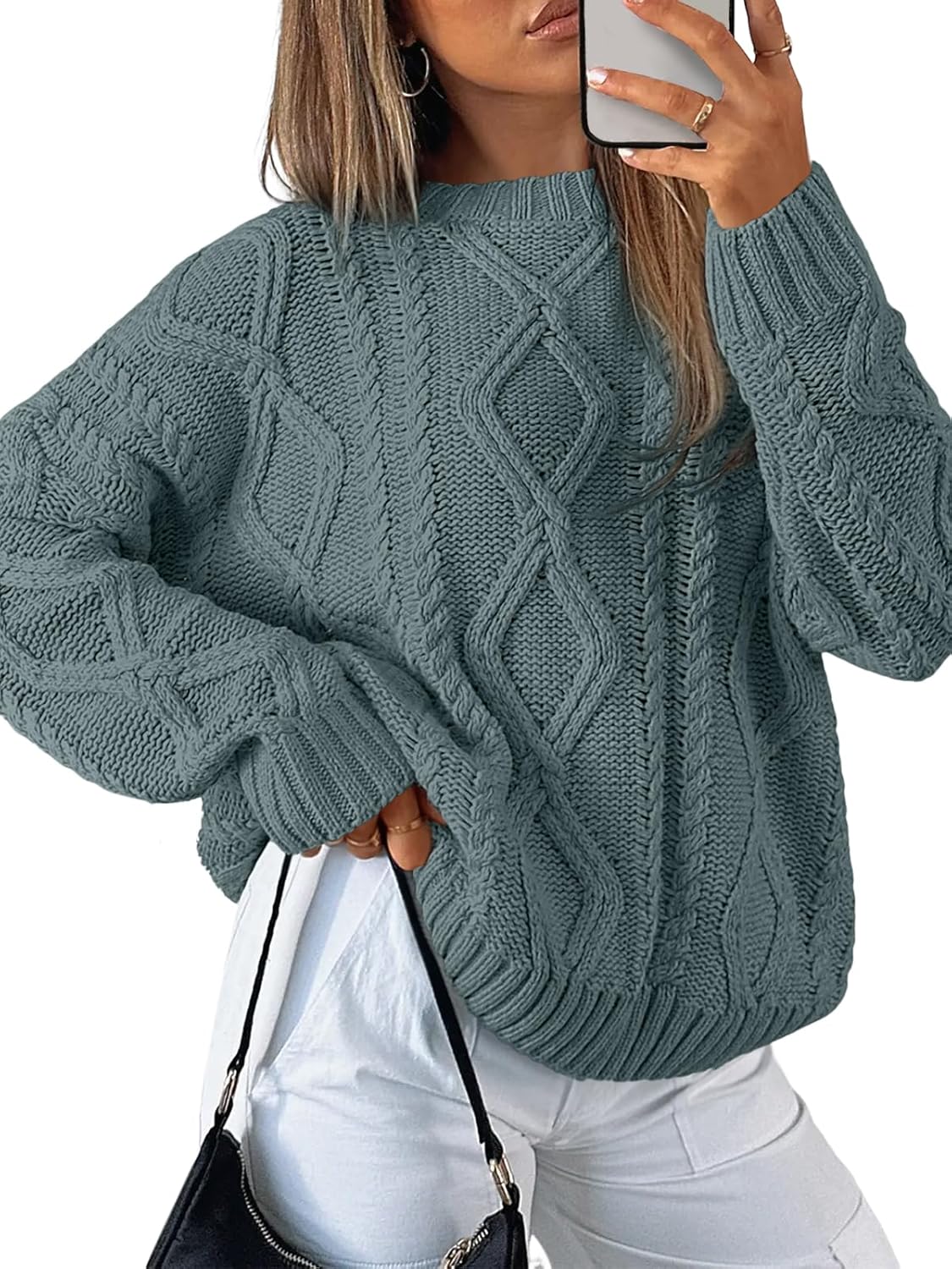 Chloe - Chunky Knit Crewneck