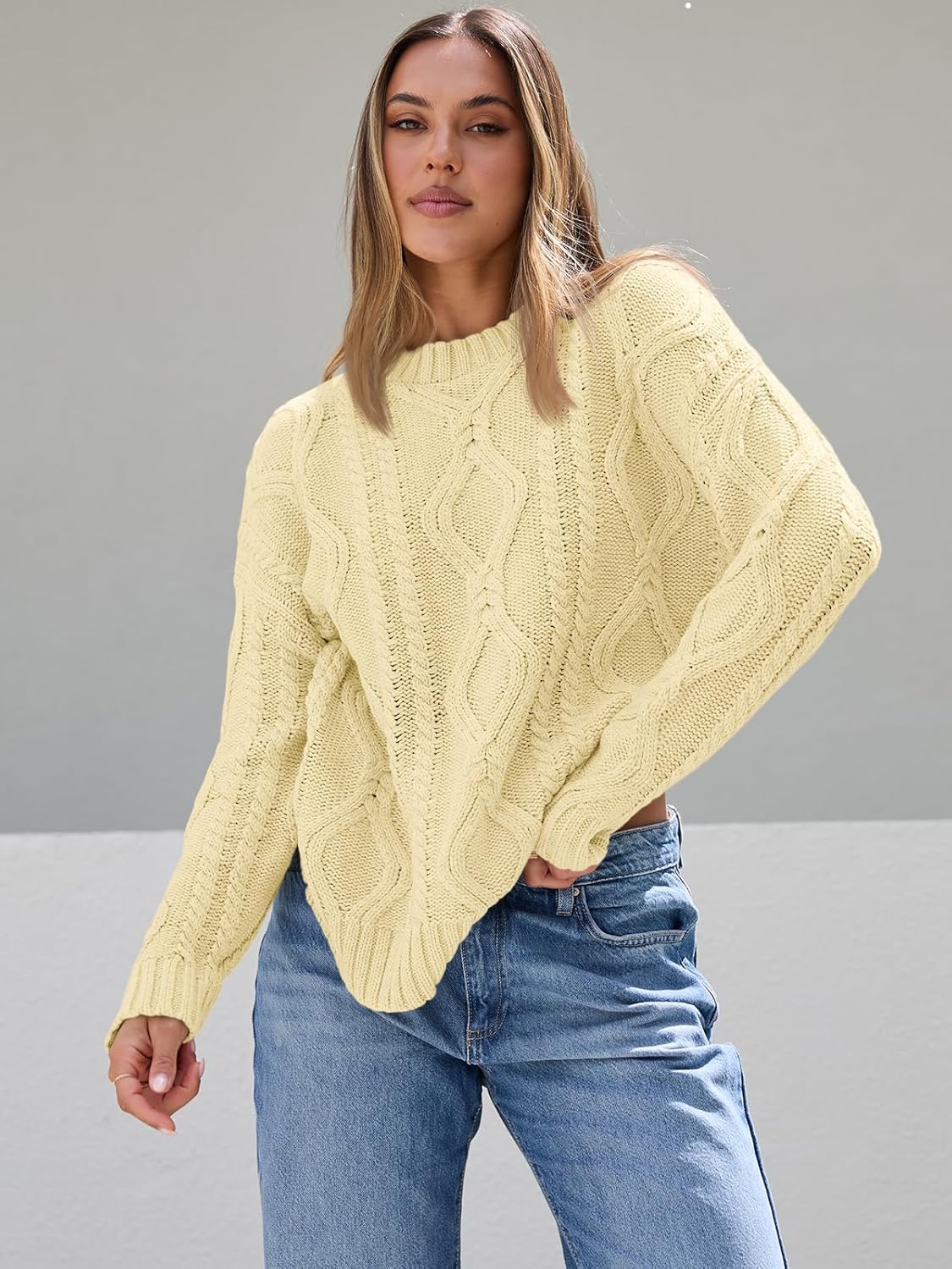 Chloe - Chunky Knit Crewneck
