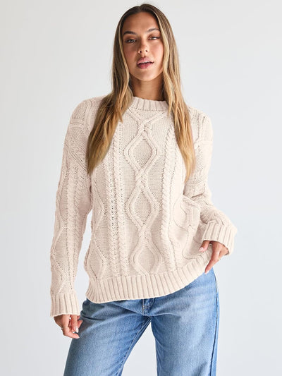 Chloe - Chunky Knit Crewneck