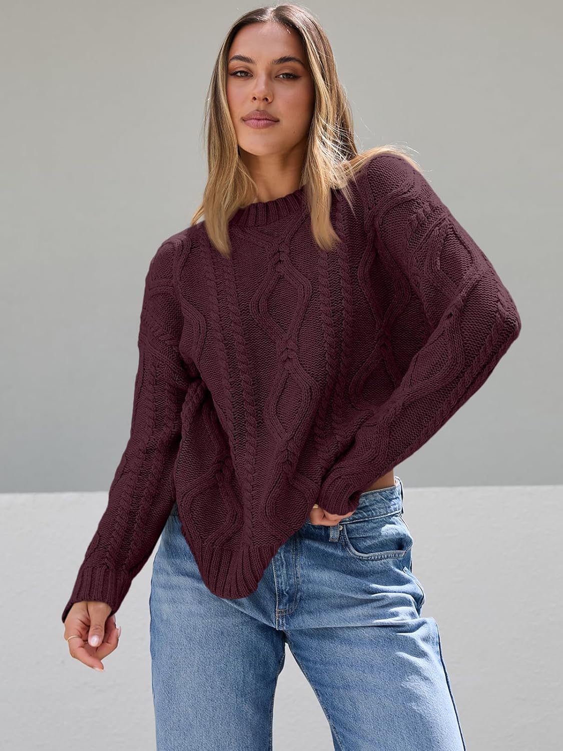 Chloe - Chunky Knit Crewneck
