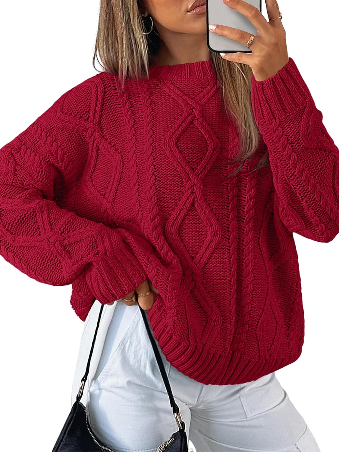Chloe - Chunky Knit Crewneck