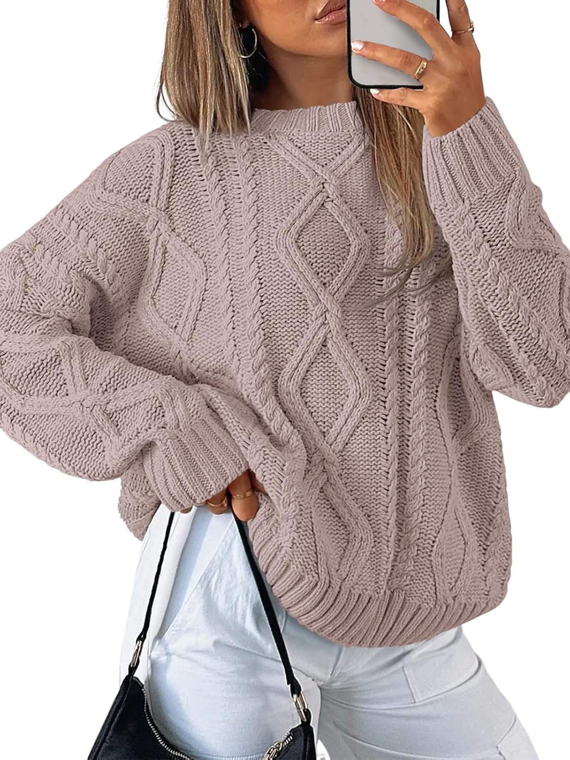 Chloe - Chunky Knit Crewneck
