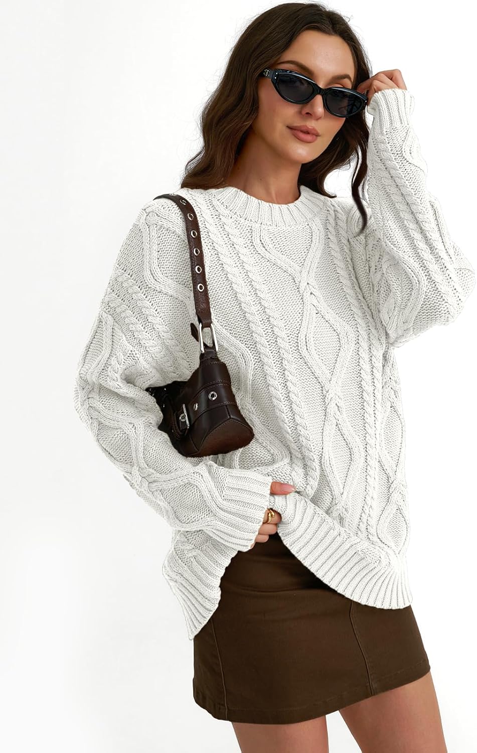 Chloe - Chunky Knit Crewneck