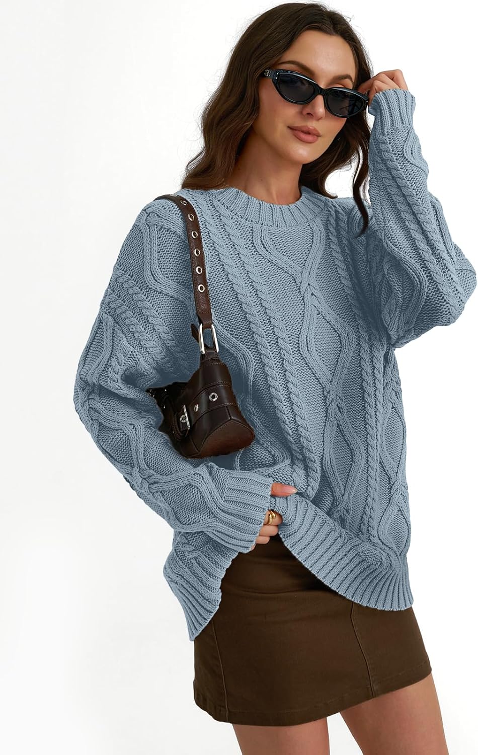 Chloe - Chunky Knit Crewneck