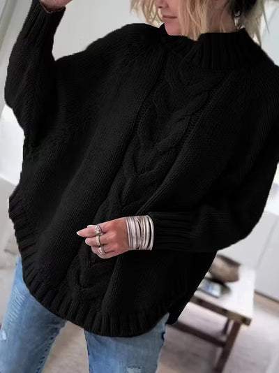 Pamella - Cable Knit Oversized Sweater