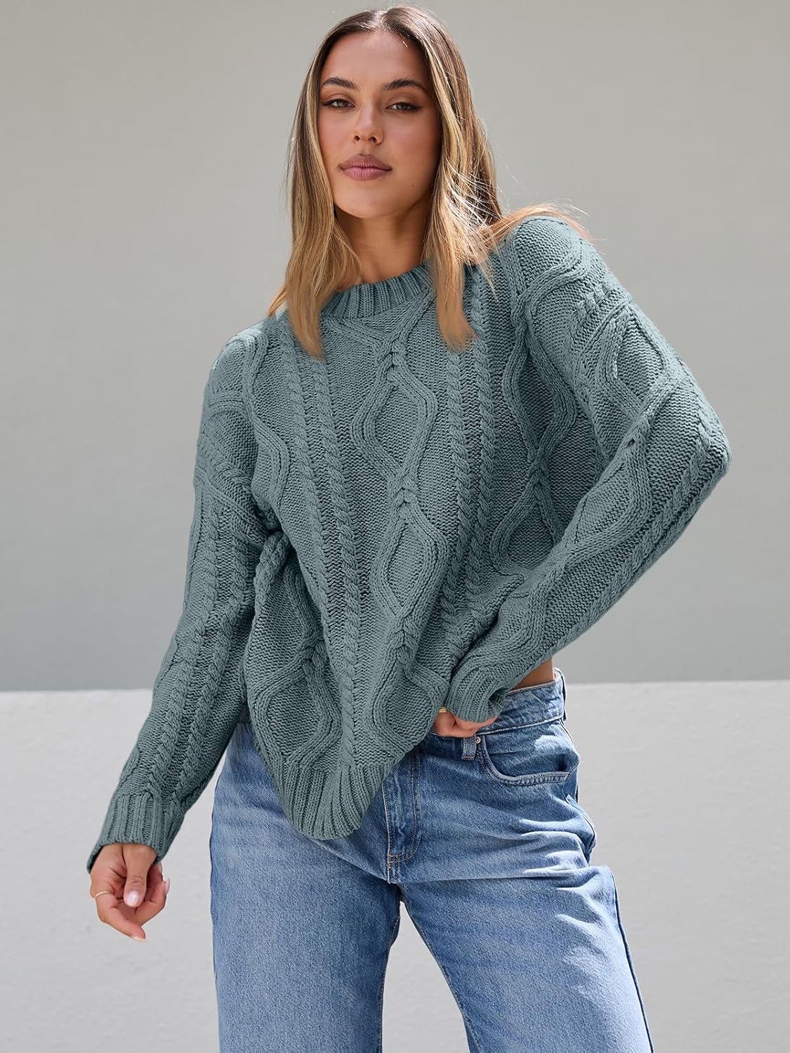 Chloe - Chunky Knit Crewneck