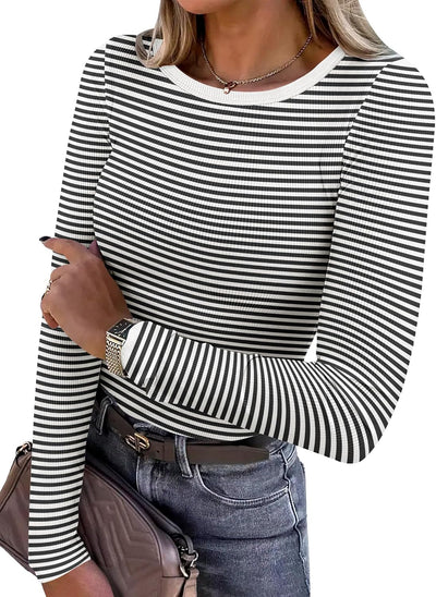 Meliora – Ribbed Long Sleeve Top