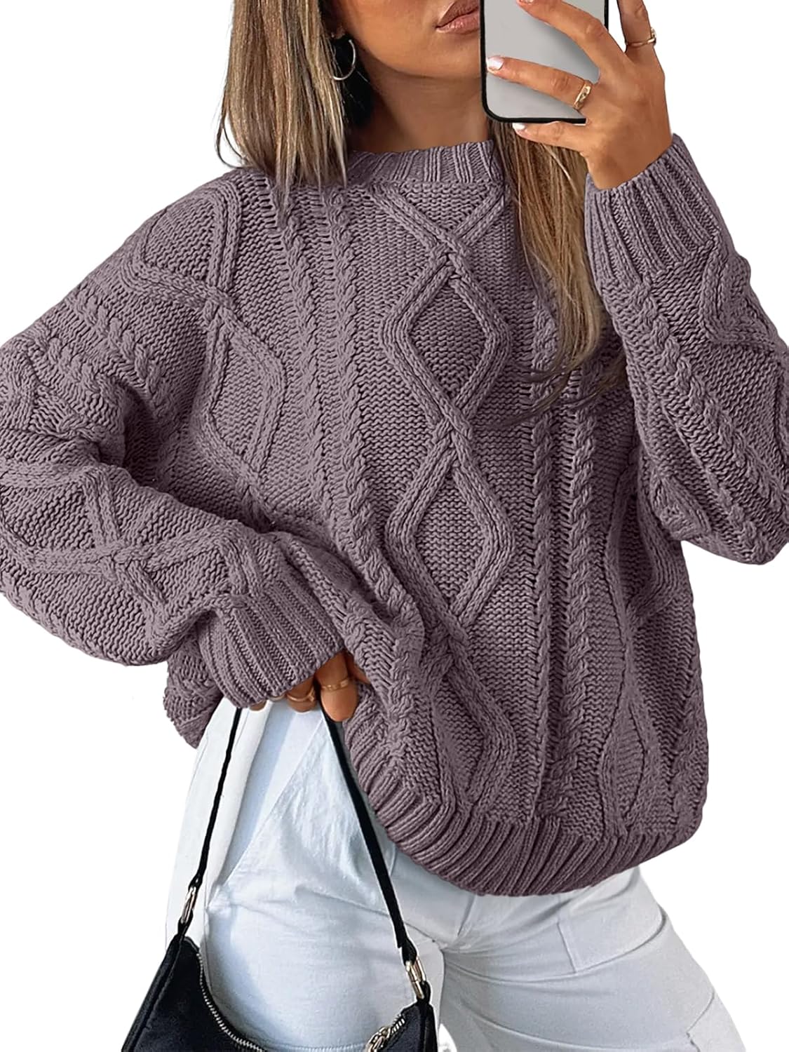 Chloe - Chunky Knit Crewneck