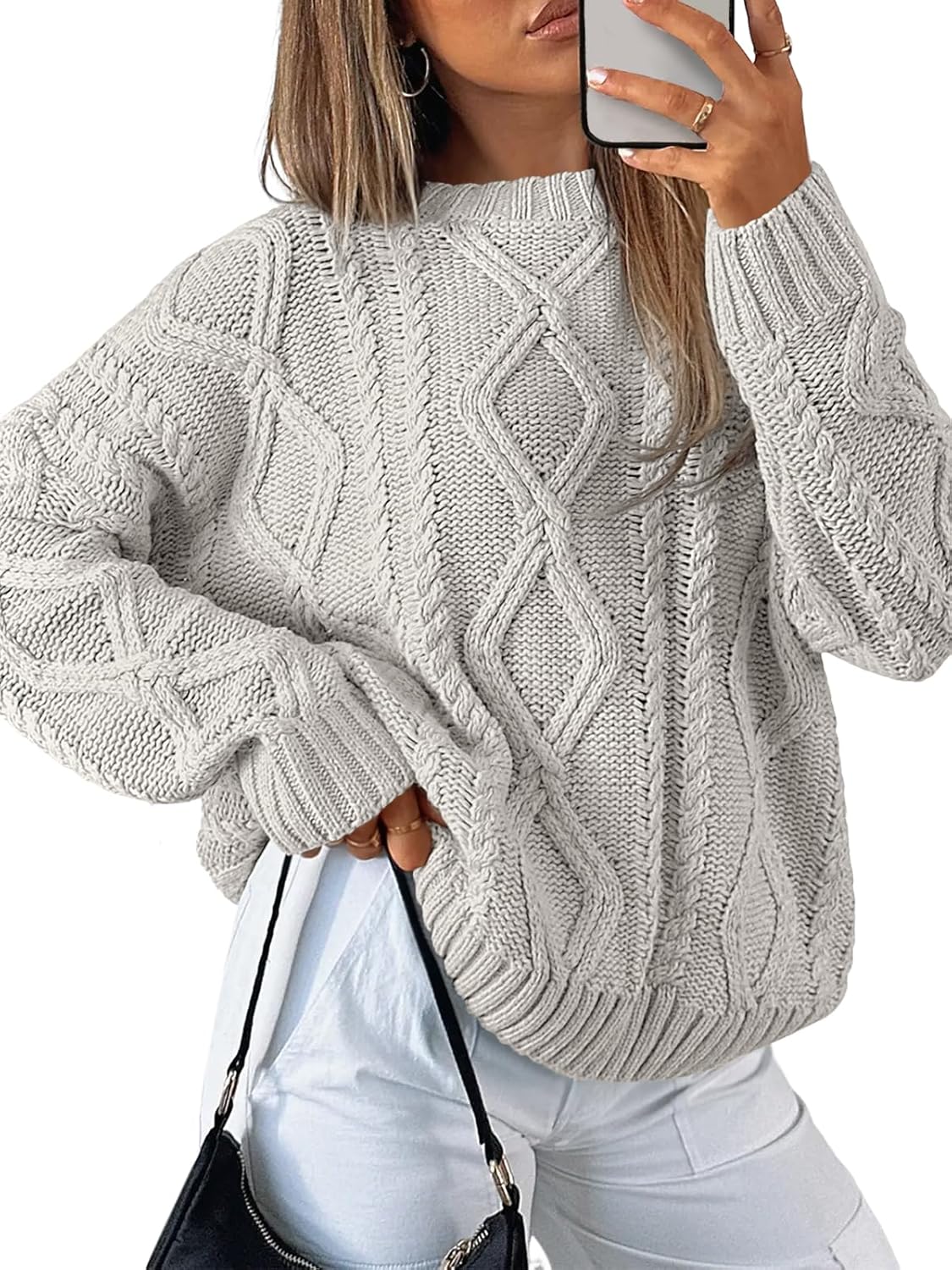 Chloe - Chunky Knit Crewneck