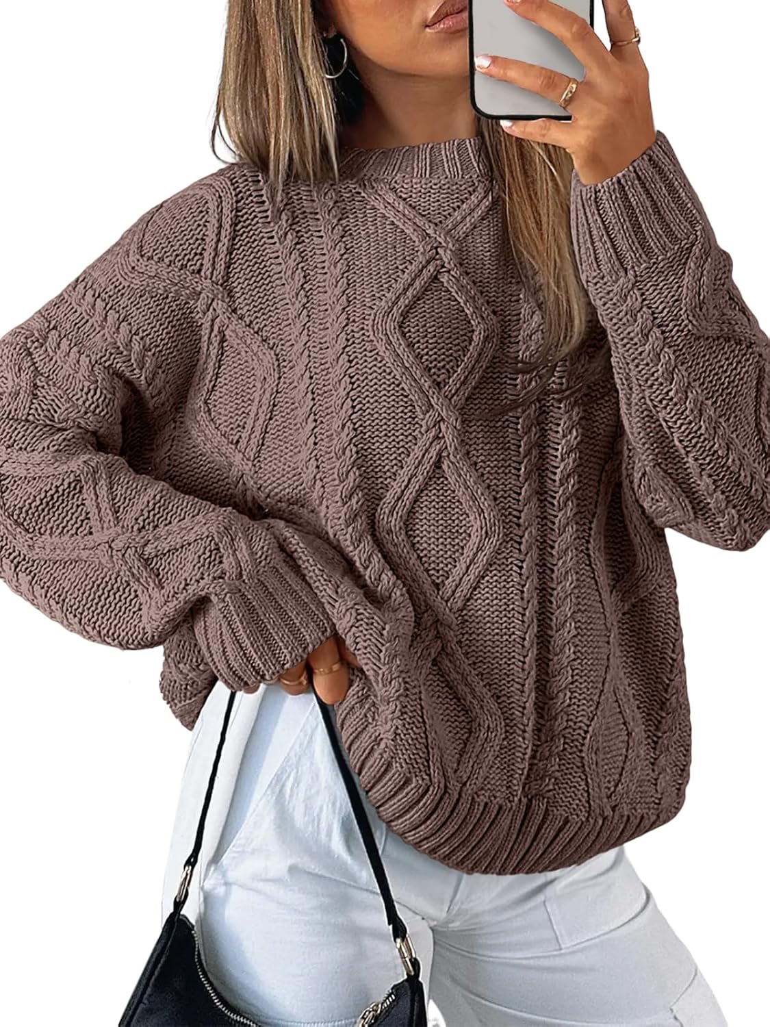 Chloe - Chunky Knit Crewneck