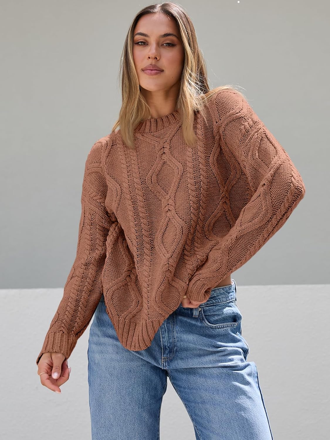 Chloe - Chunky Knit Crewneck