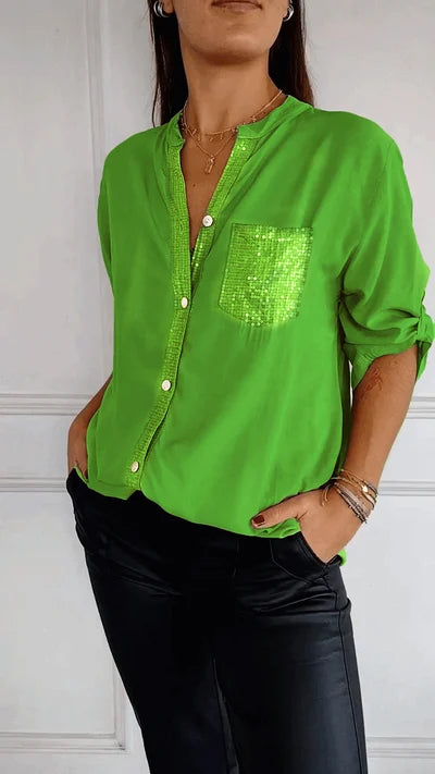 Nava - Elegant Glow Blouse