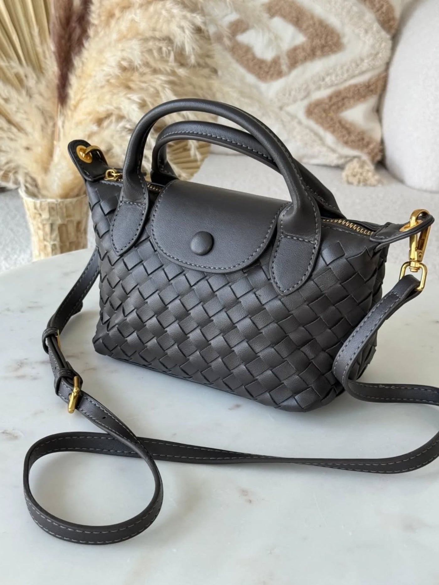 Elise - Convertible Petite Braided Bag