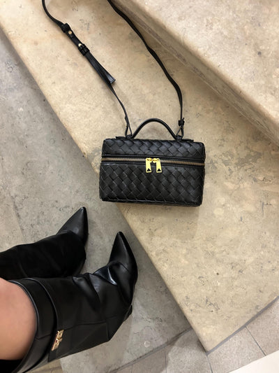 Juliette - Sleek Woven Structured Handbag