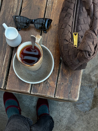 Renee - Plush Braided Mini Suede Handbag