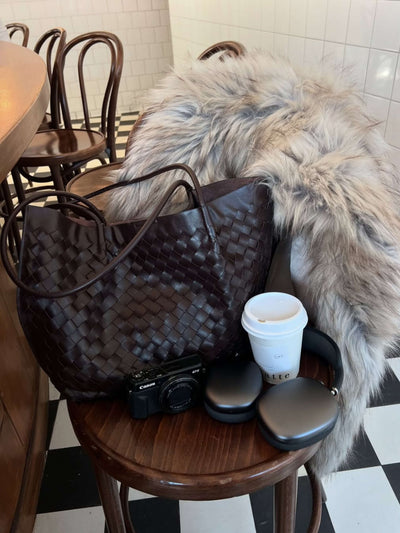 Lila - Everyday Woven Tote Bag