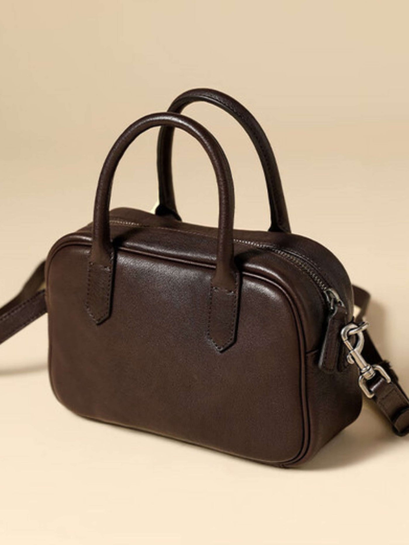 Eliza - Sleek Zip Square Handbag