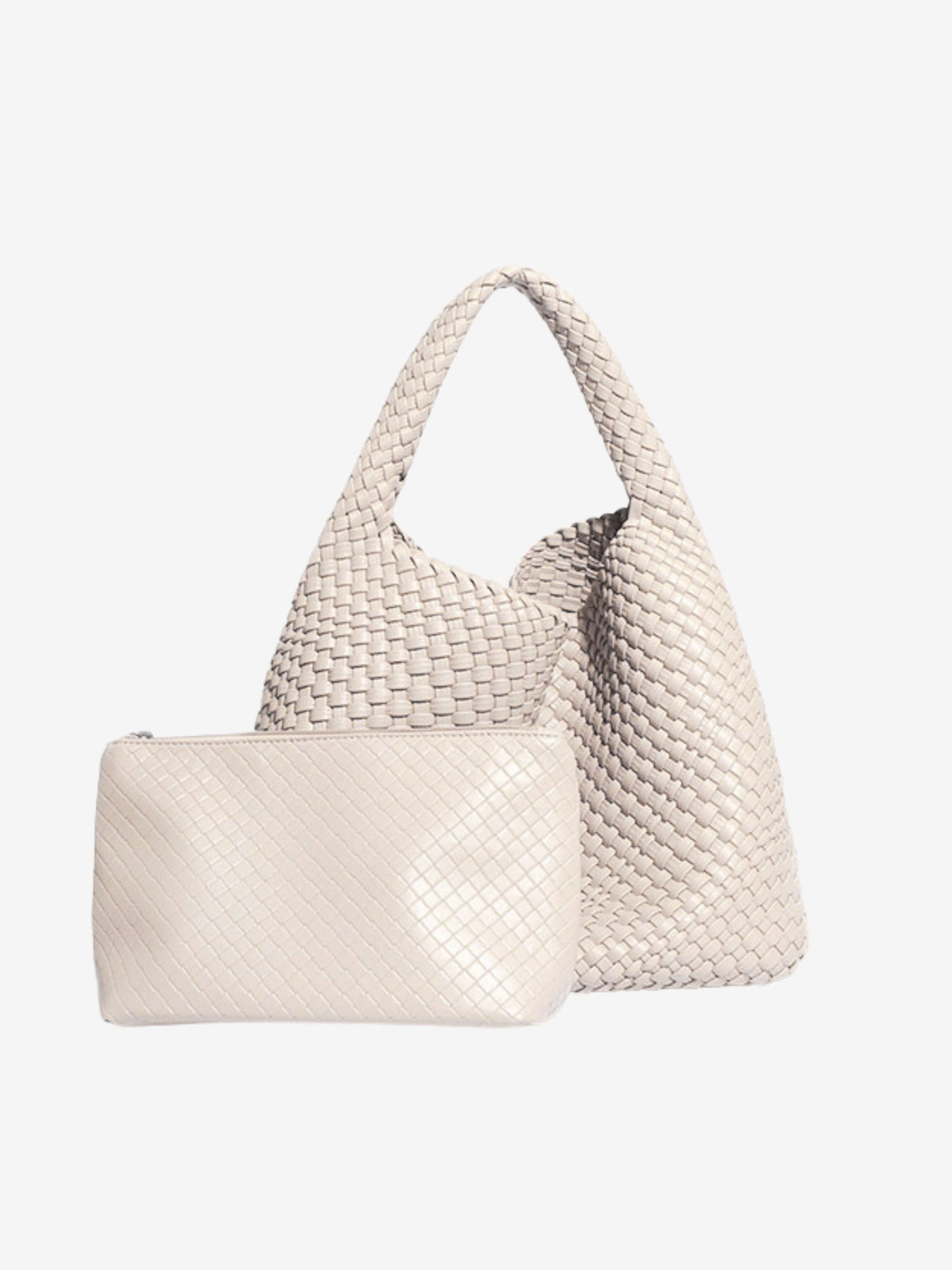 Luna - Stylish Oversized Woven Hobo Tote