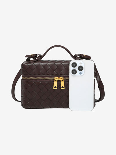 Juliette - Sleek Woven Structured Handbag