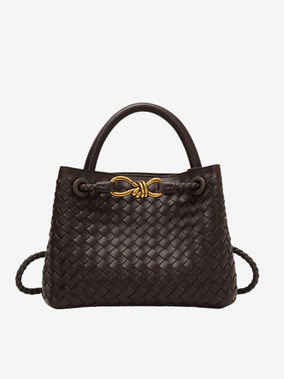 Eloise - Compact Woven Bag with Textured Design