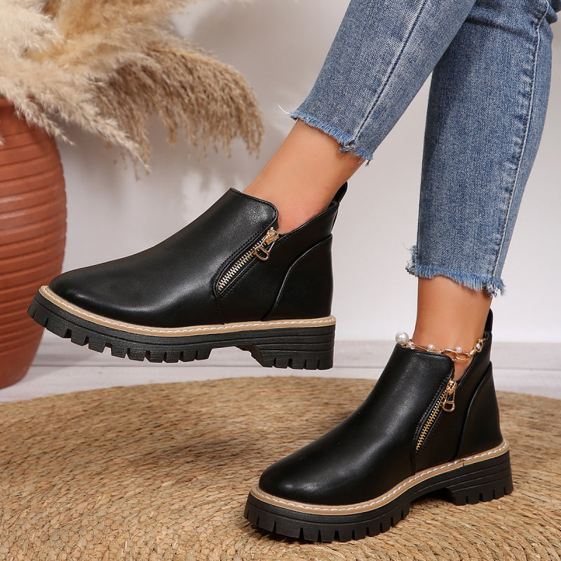 Madelyn – Classic Leather Booties