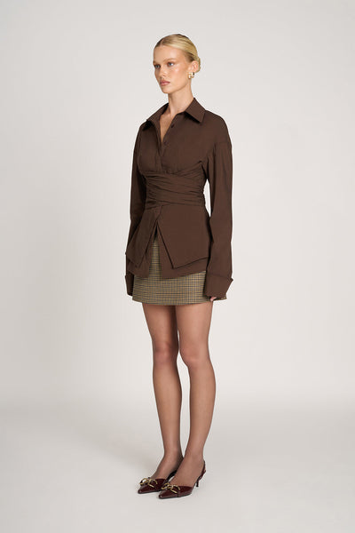 FREYA – TAILORED WRAP SHIRT