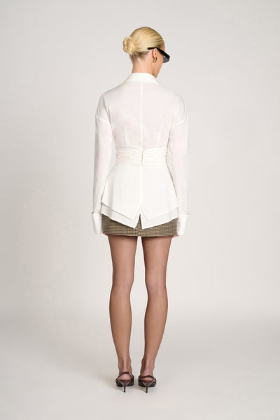 FREYA – TAILORED WRAP SHIRT