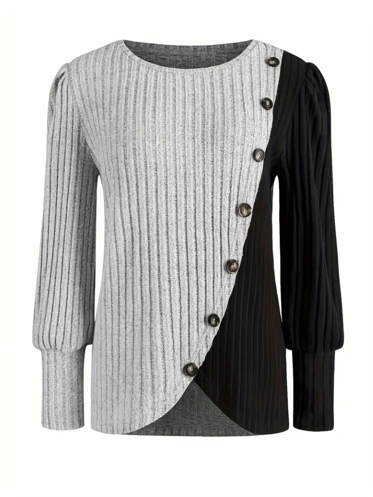 Claire - Relaxed Knit Long Sleeve Top